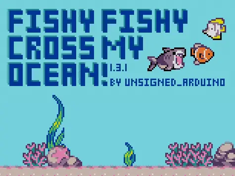 Fishy Fishy Cross My Ocean start screen