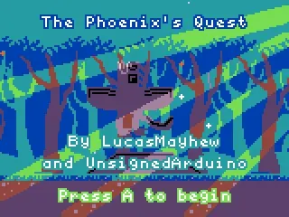 The Phoenix's Quest start screen